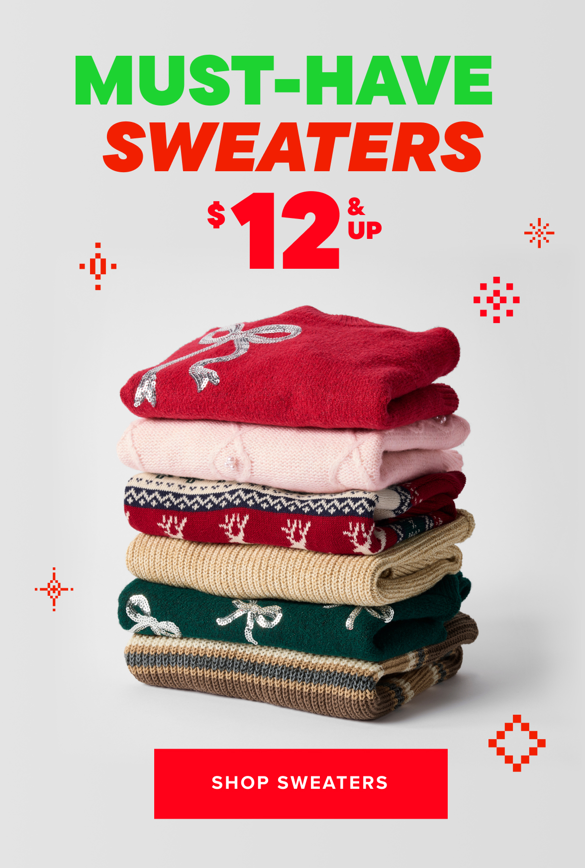 $12 & Up Sweaters