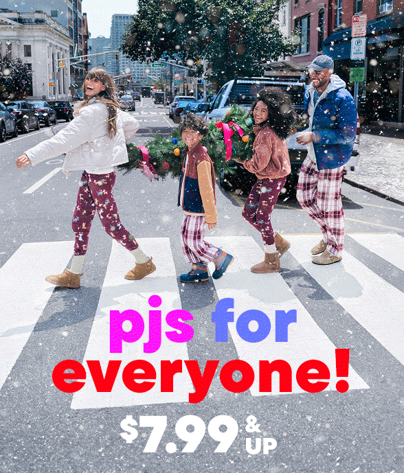$7.99 & Up Pajamas