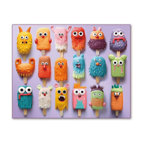 Popsicle Monsters Puzzle