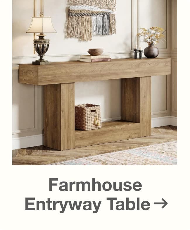 Shop the Farmhouse Entry Table on Sale