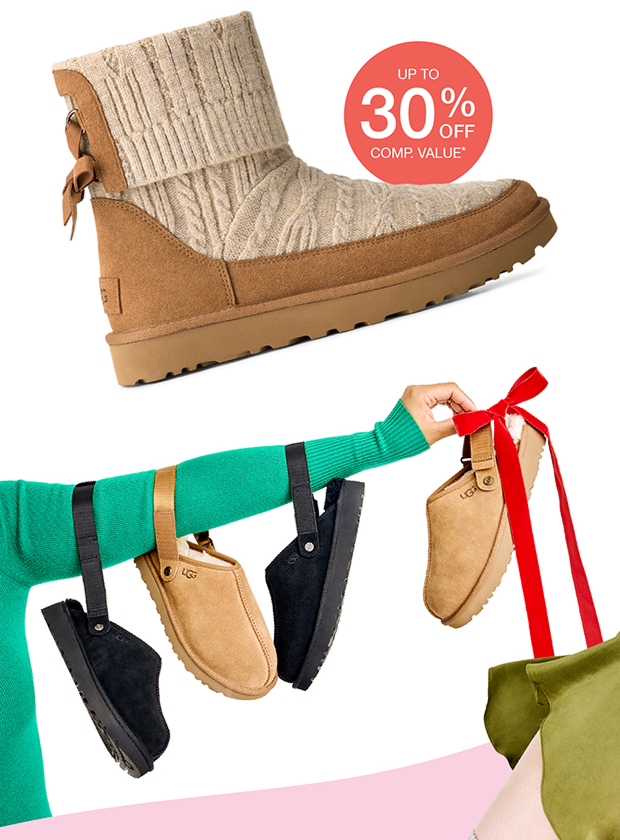 UP TO 30% OFF COMP. VALUE*