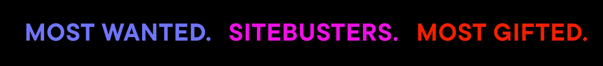 Most Wanted SItebusters