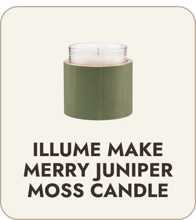 ILLUME Make Merry Juniper Moss Candle - Good Cheer Glass