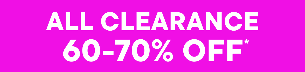 60-70% off Clearance