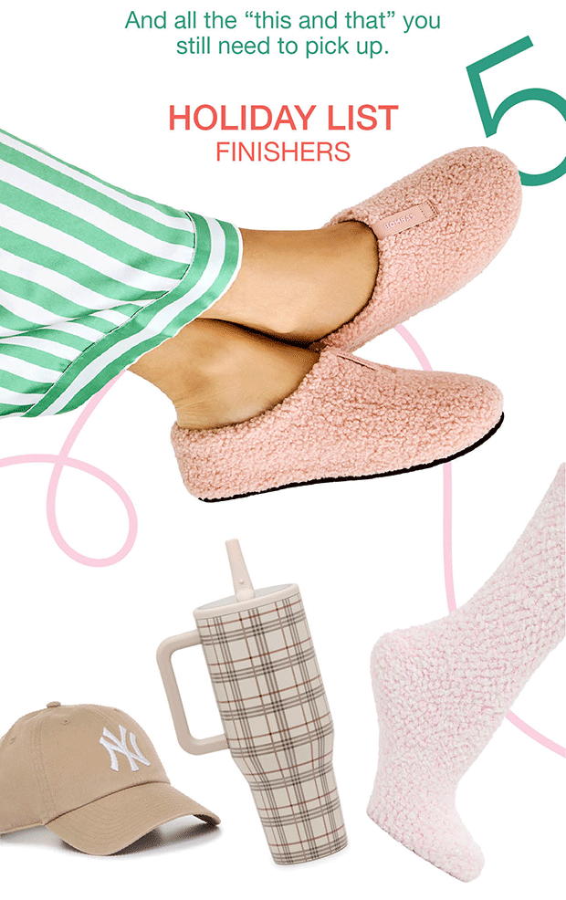 HOLIDAY LIST FINISHERS