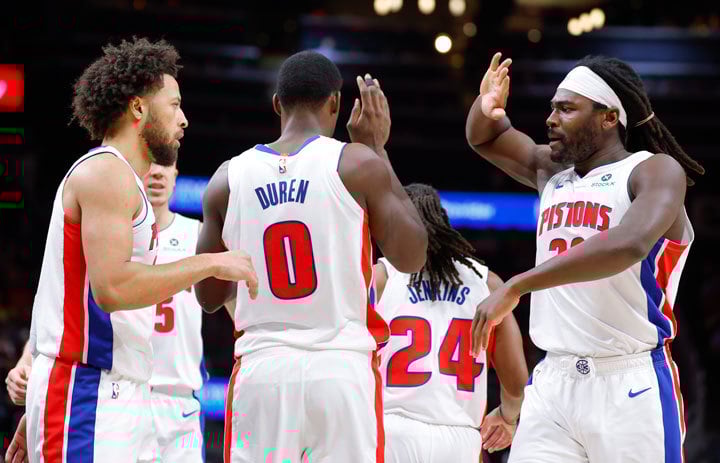 Cade Cunningham, Jalen Duren, Isaiah Stewart