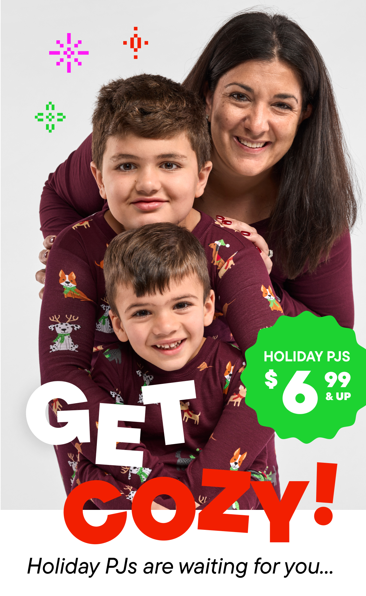 $6.99 & Up Holiday Pajamas