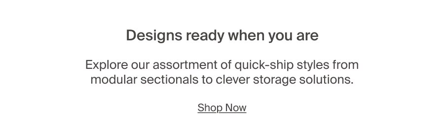 Designs ready when you are