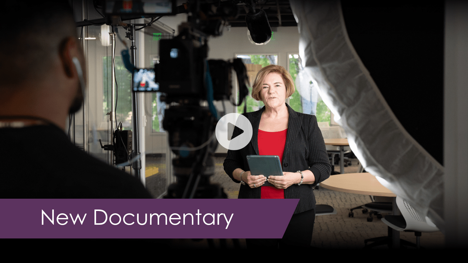 Picture of woman behind camera