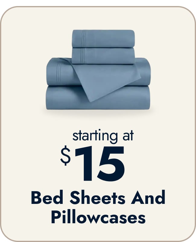Bed Sheets and Pillowcases