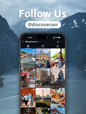 Follow Us @discoverasr