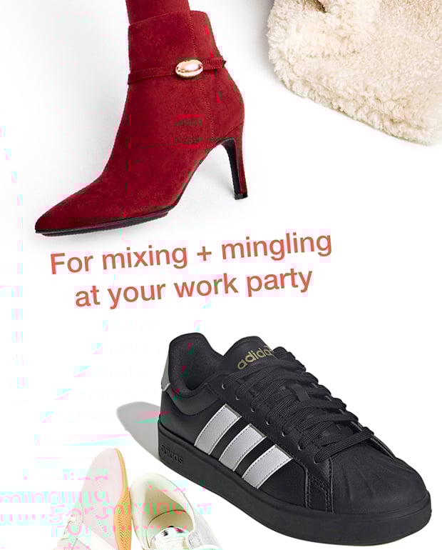 For mixing + mingling at your work party