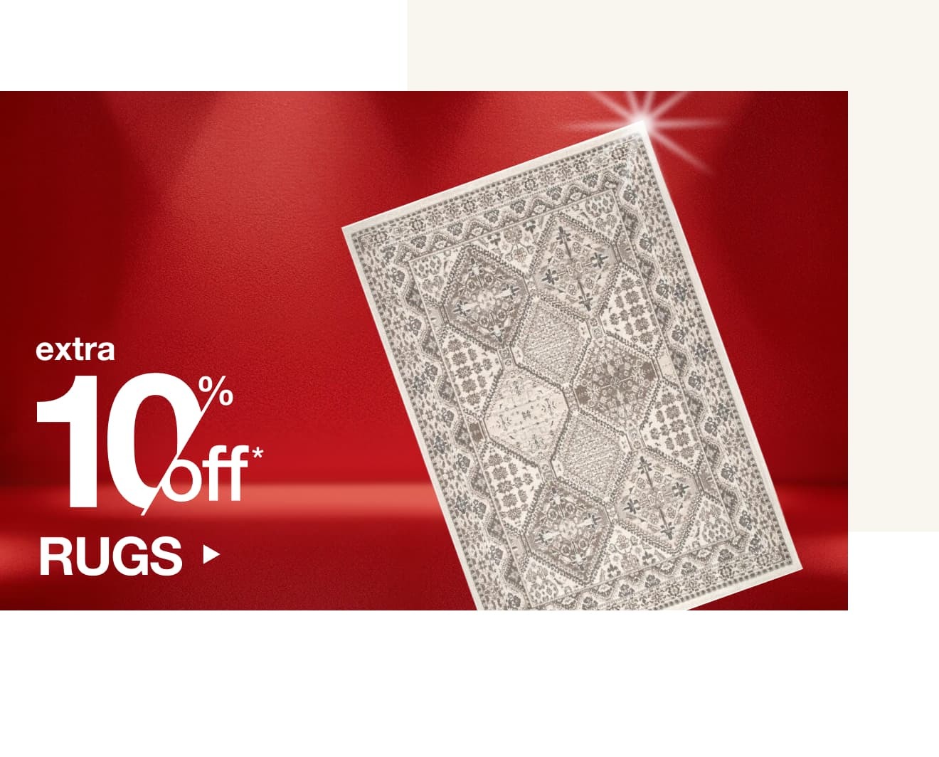 Extra 10% off Rugs