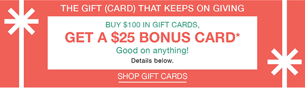 SHOP GIFT CARDS