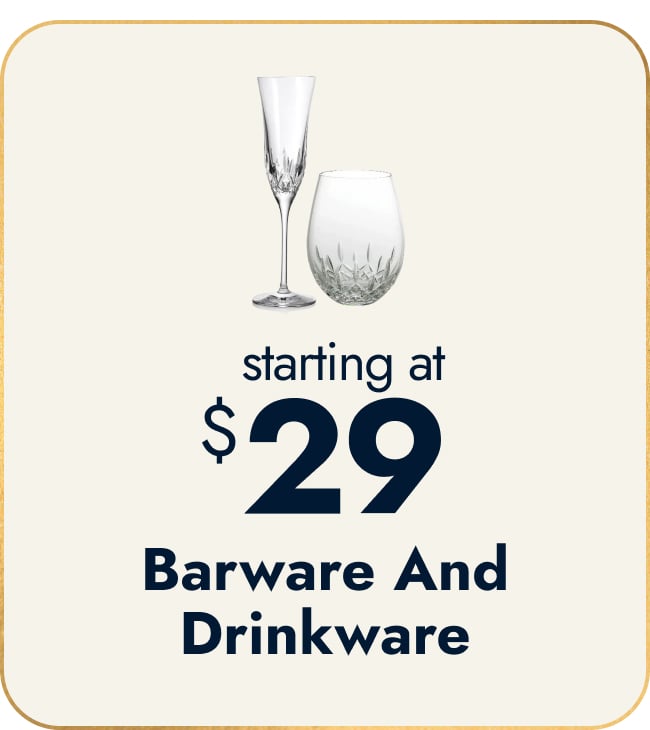 Barware and Drinkware