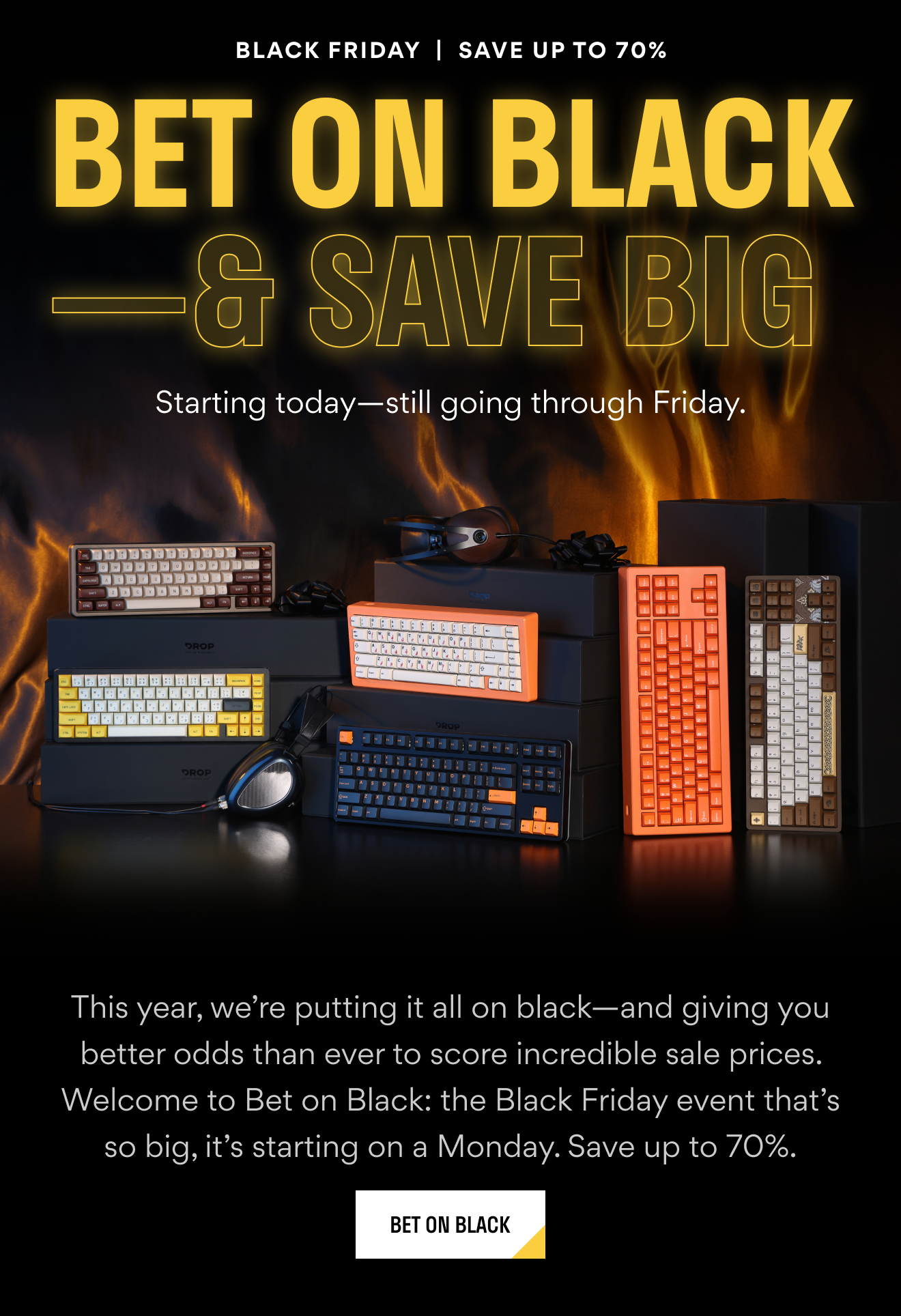 BLACK FRIDAY | Save up to 70%