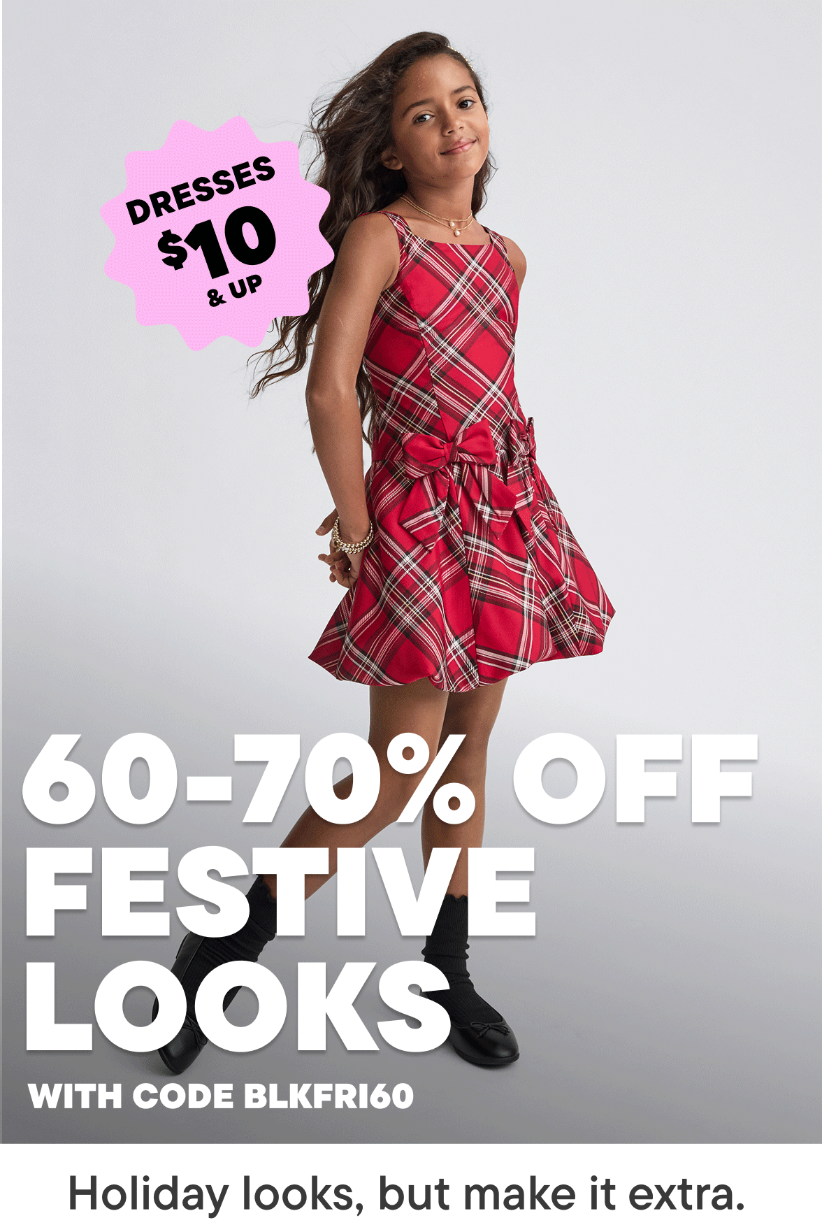 60-70% off Holiday Looks with code BLKFRI60