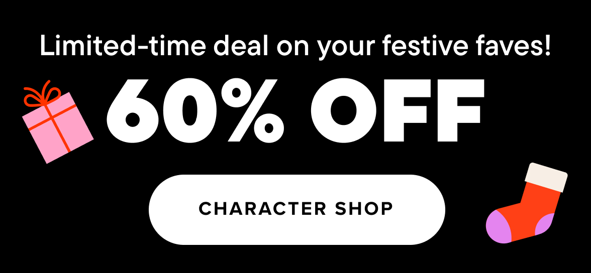 60% Off Charcter Shop