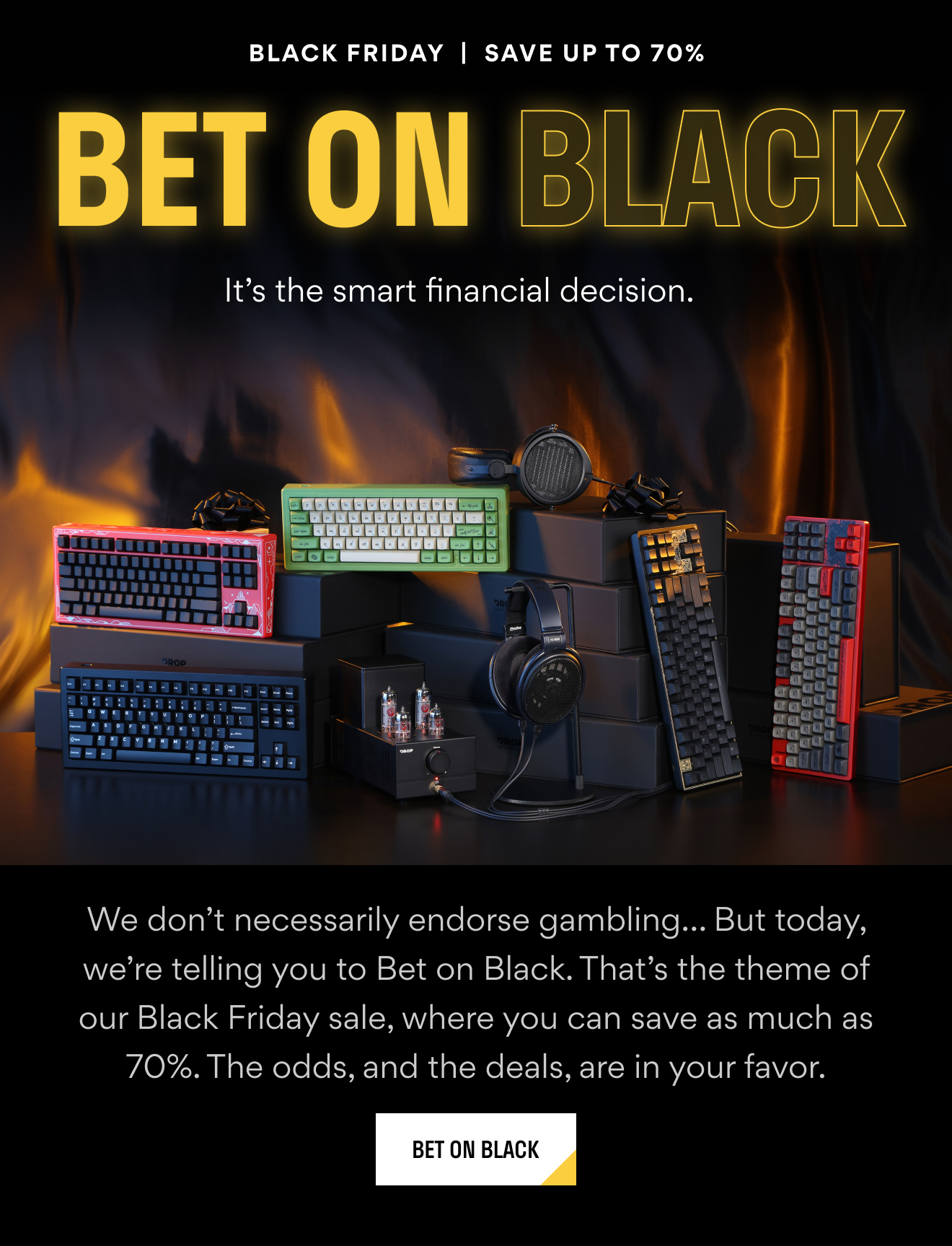 BLACK FRIDAY | Save up to 70%