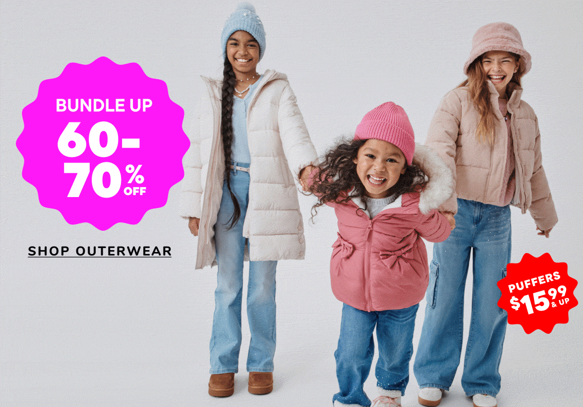 60-70% off Outerwear
