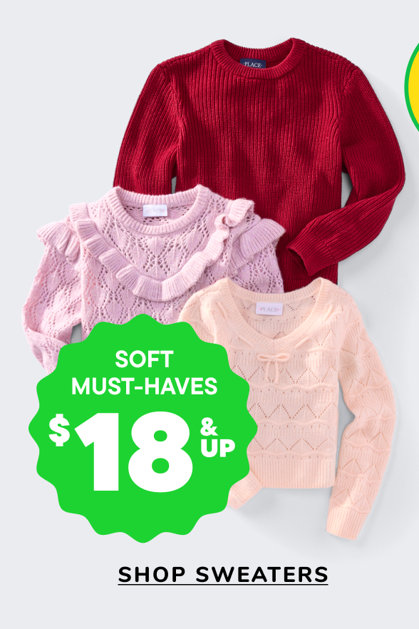 $18 & Up Sweaters 