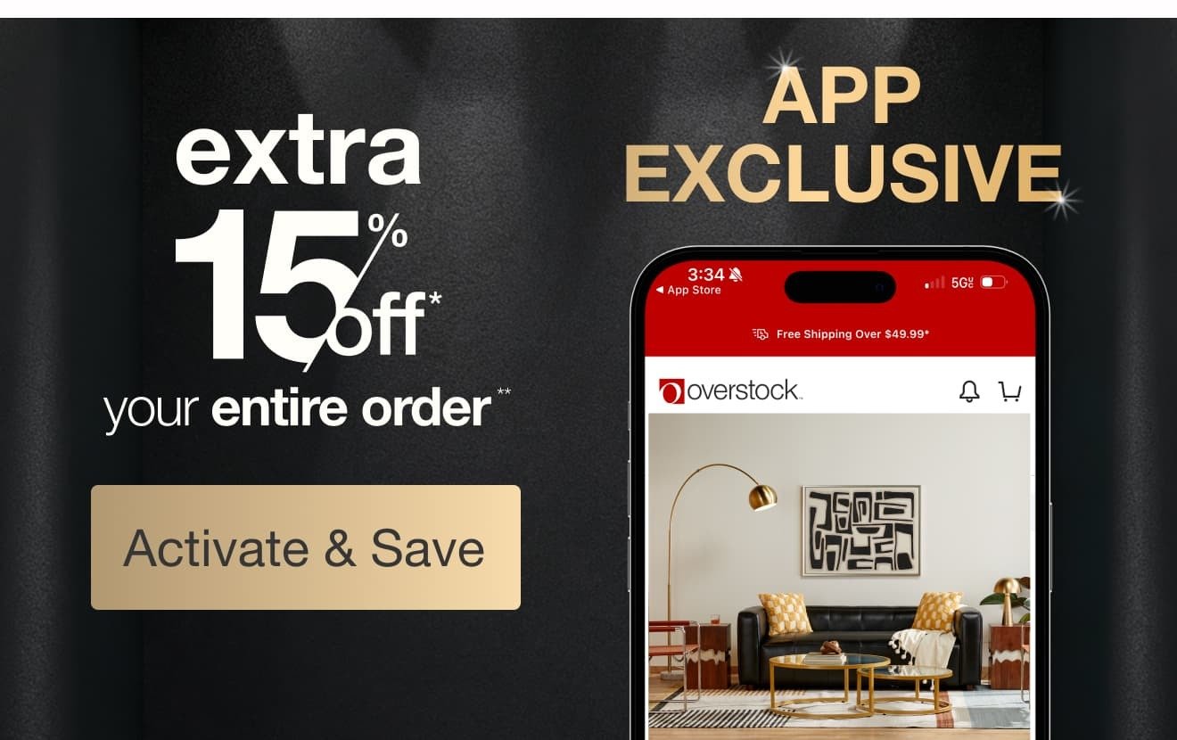 Shop the App for an Extra 15% Off