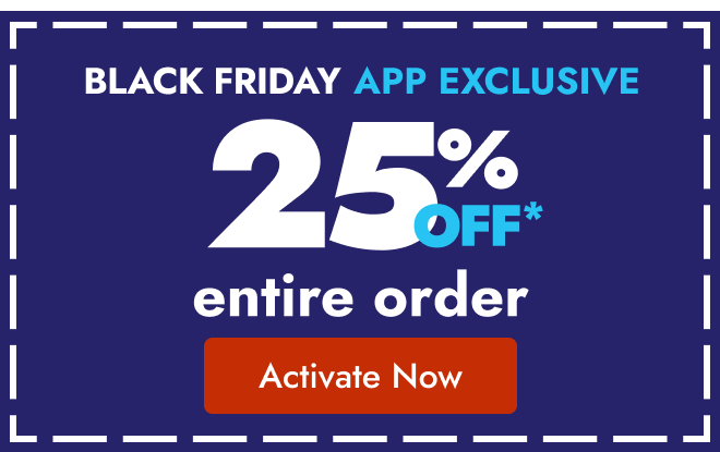 25% off entire order