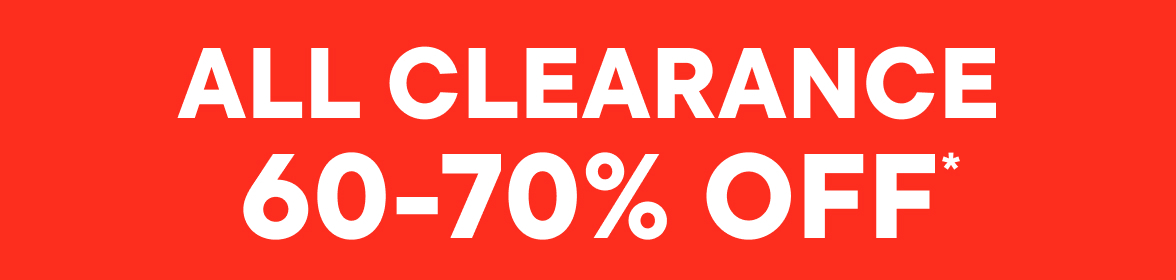 60-70% off Clearance