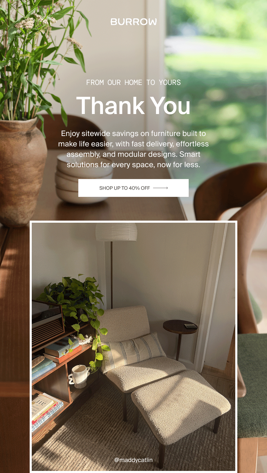 40% off sitewide. Shop Now.