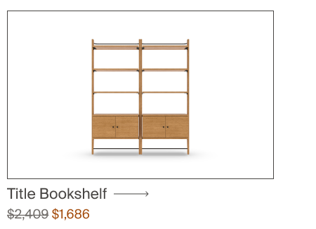 Title Double Storage Bookshelf