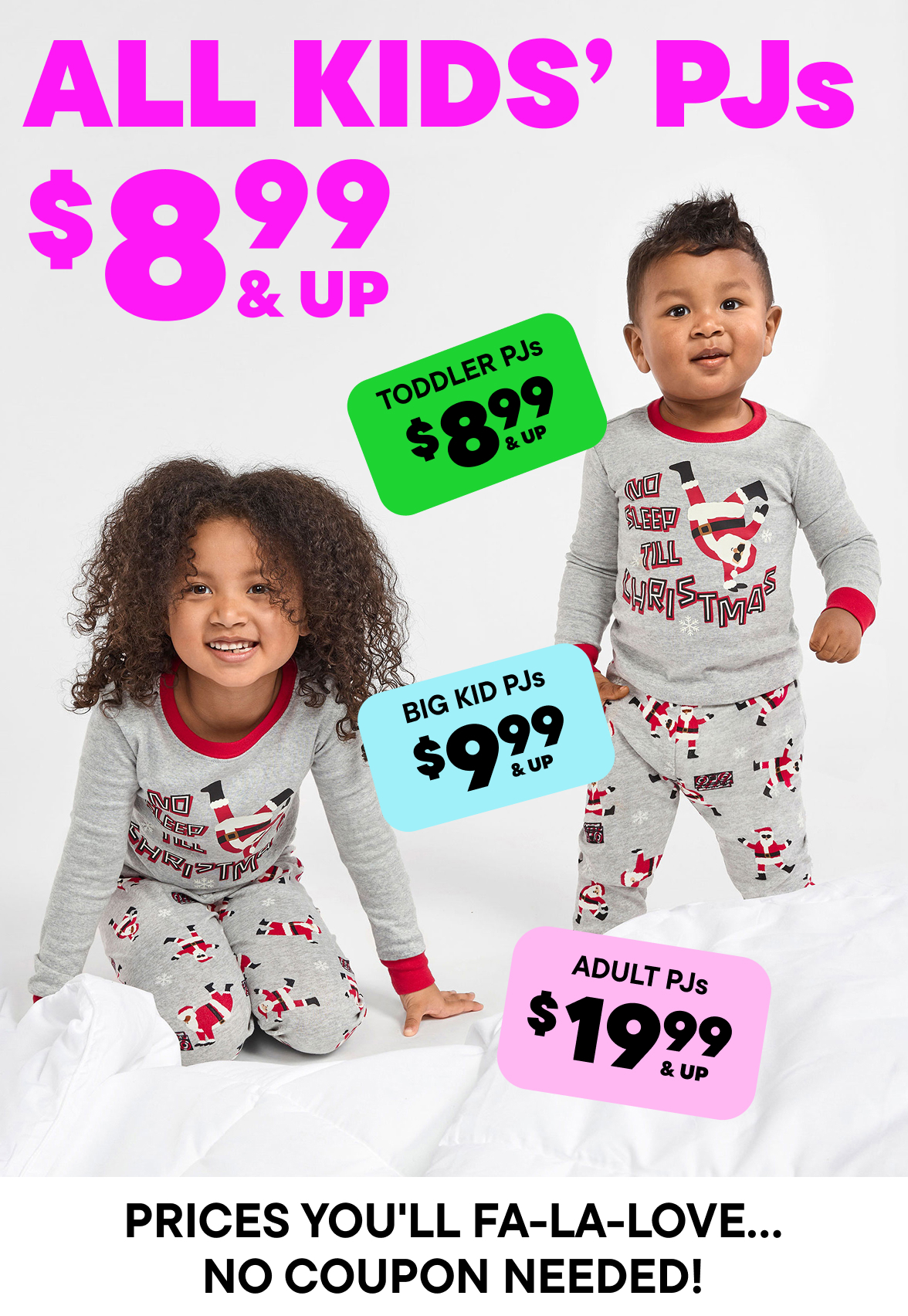 $8.99 & Up PJs
