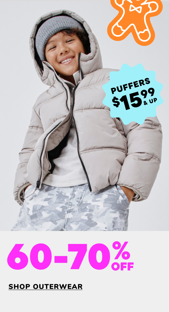 60-70% off Outerwear