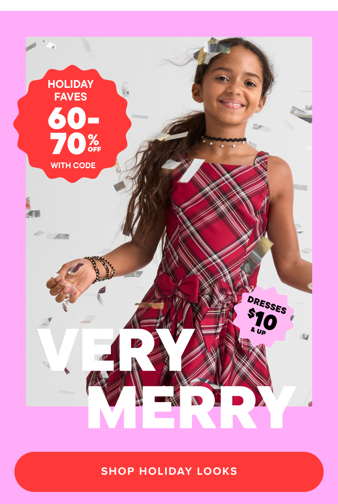 60-70% off Holiday Faves with code