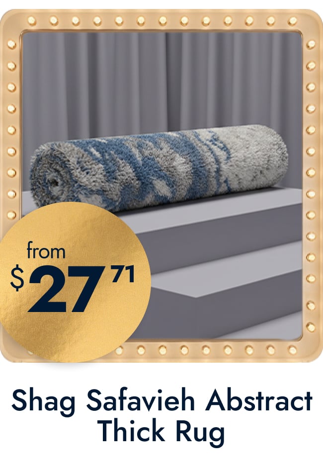 SAFAVIEH Horizon Shag Mukades Abstract 2.5-inch Thick Rug