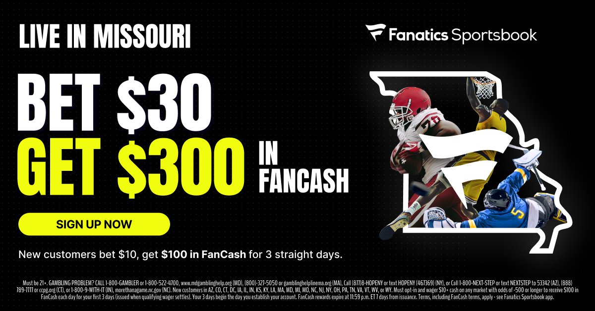 Fanatics Sportsbook Bet $30 Get $300 FanCash
