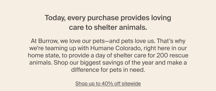 Shop up to 40% off sitewide