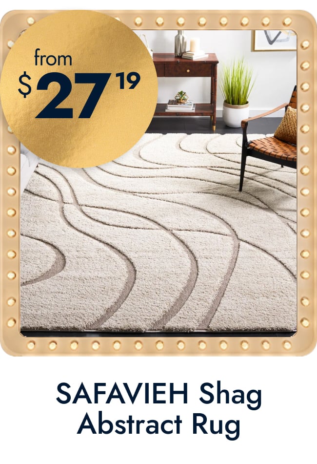SAFAVIEH Florida Shag Sigtraud Abstract Waves 1.2-inch Thick Rug