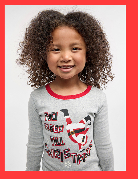 Matching Kids Pajamas - No Sleep Till Christmas Collection