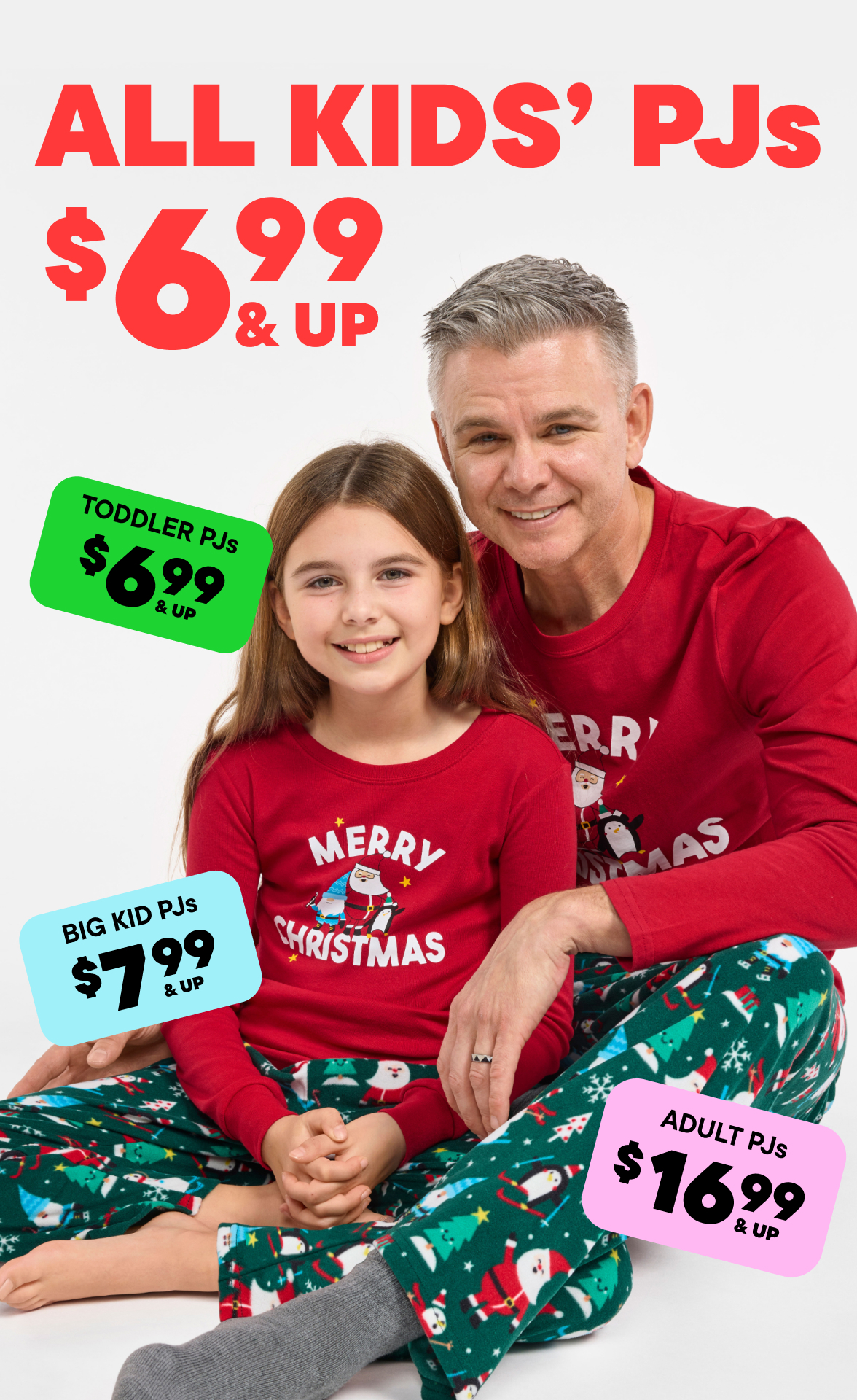 $6.99 & Up All Kids PJs