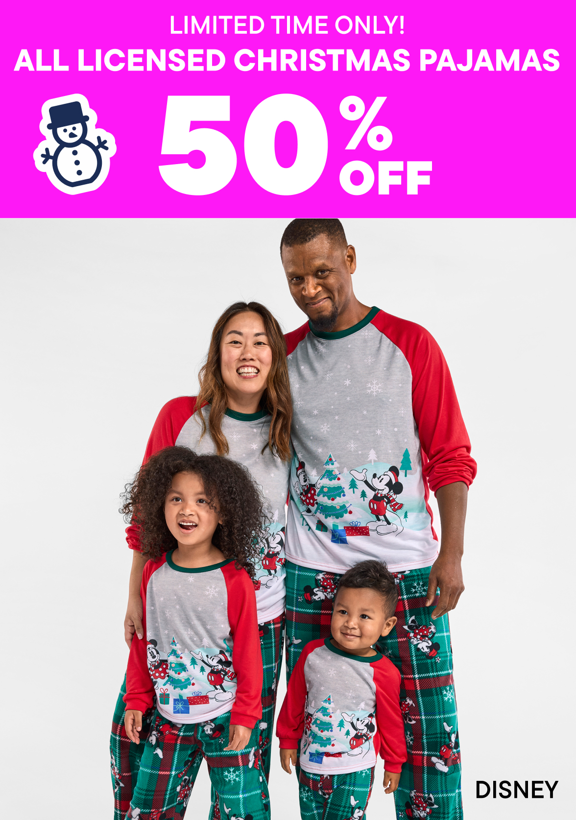 50% Off Licensed Chirstmas Sleep 