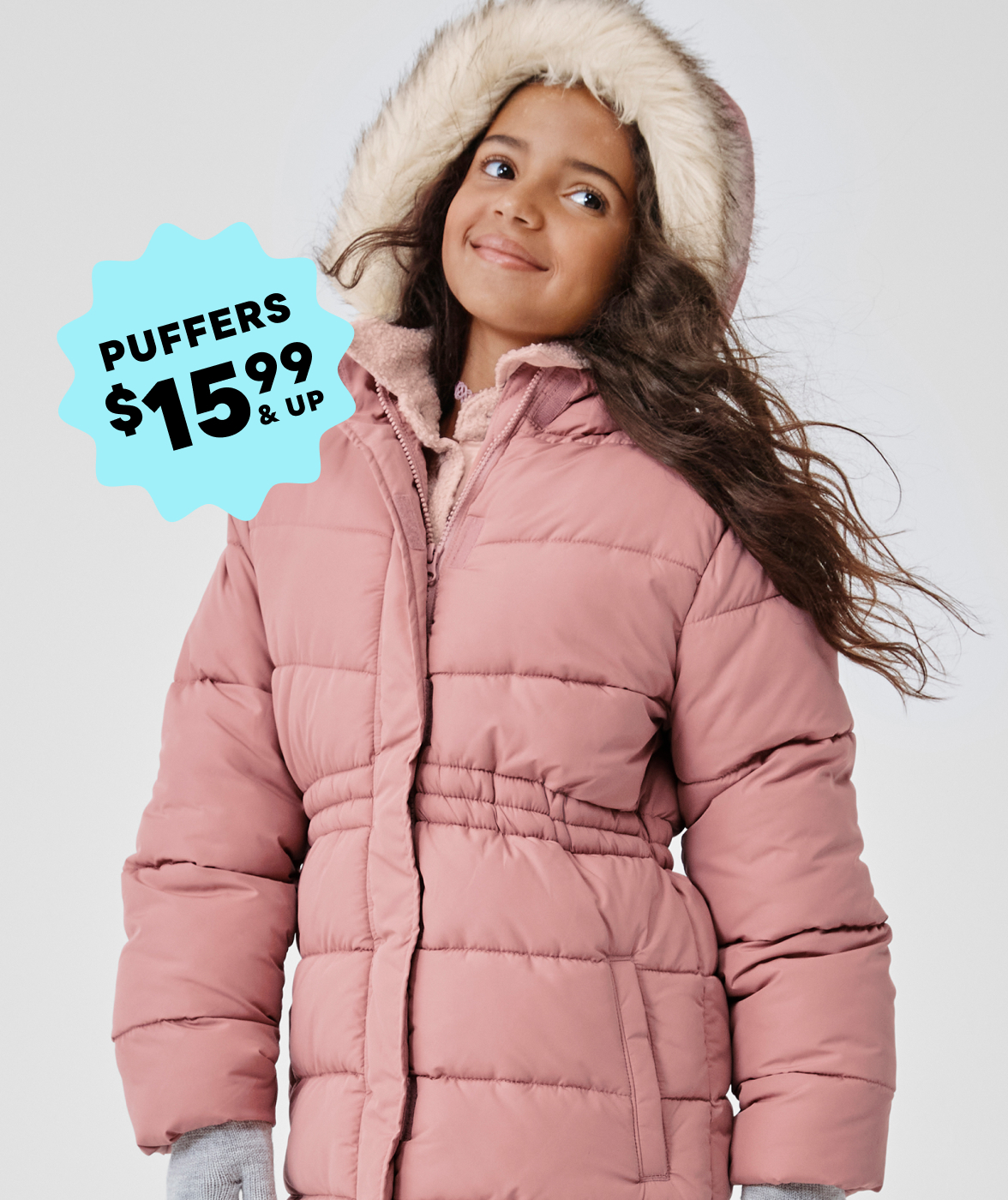 Up to 70% Off Outerwear + $15.99 & Up Puffers