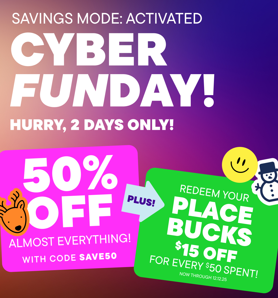 50% Off Almost Everything 