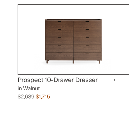 Prospect 10-Drawer Tall Dresser