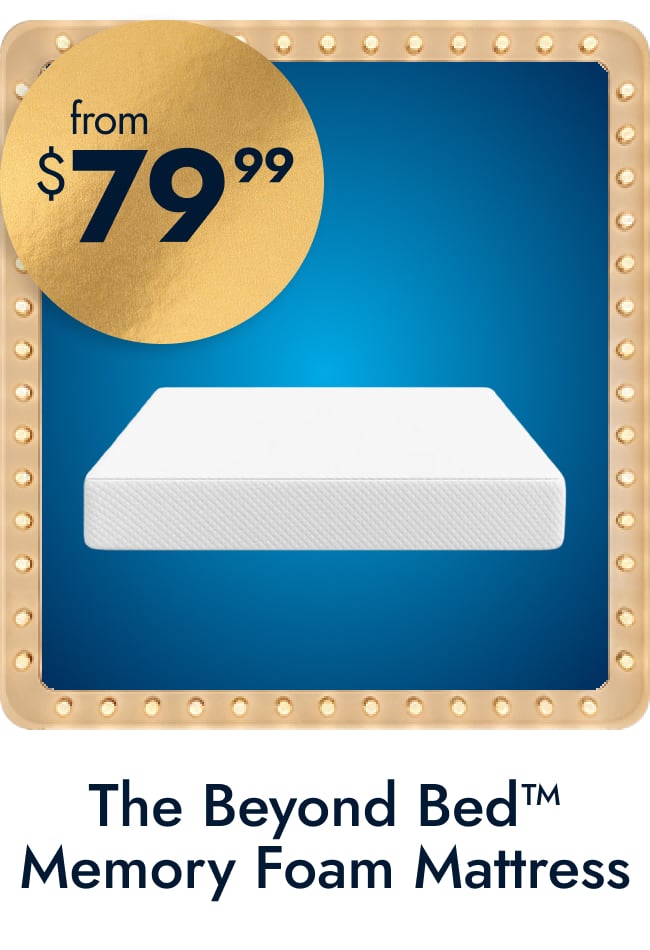 The Beyond Bed™ 6-inch Memory Foam Mattress