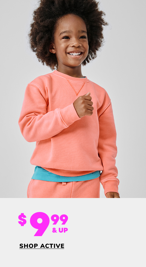 $9.99 & Up Active