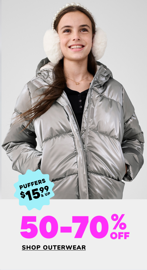 50-70% off Outerwear
