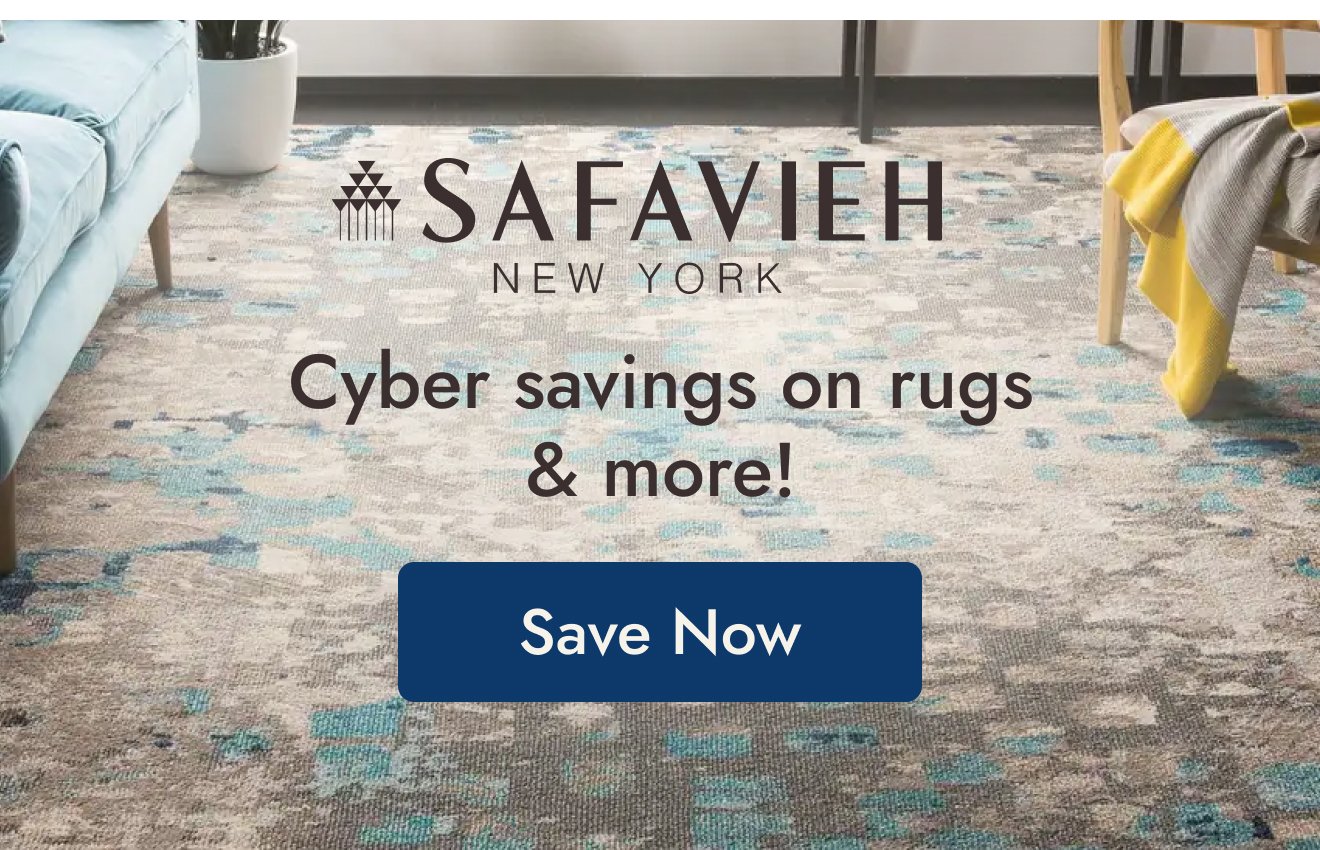 Safavieh: Cyber Savings on Rugs + More!