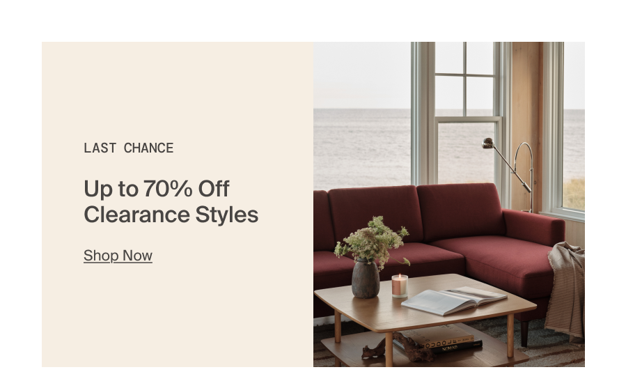 Last Chance. Shop Now
