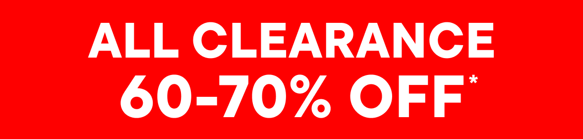 60-70% off Clearance