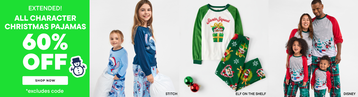 60% off Character Shop Pajamas